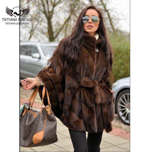 women's fur & faux tatyana furclub mink coat bat type real jacket for women coffee slim coats genuine leather winter warm, Black
women's fur & faux tatyana furclub mink coat bat type real jacket for women coffee slim coats genuine leather winter warm, Black