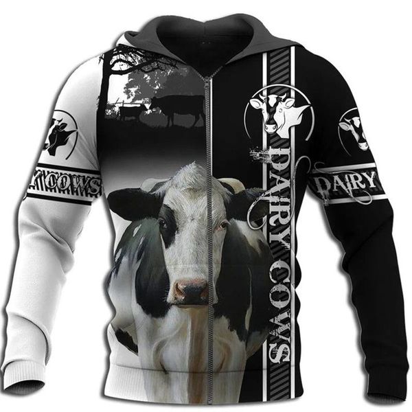 men's hoodies & sweatshirts 2021 fashion men 3d hoodie print animal dairy cow hooded casual streetwear hoody wholesale and retai, Black
men's hoodies & sweatshirts 2021 fashion men 3d hoodie print animal dairy cow hooded casual streetwear hoody wholesale and retai, Black