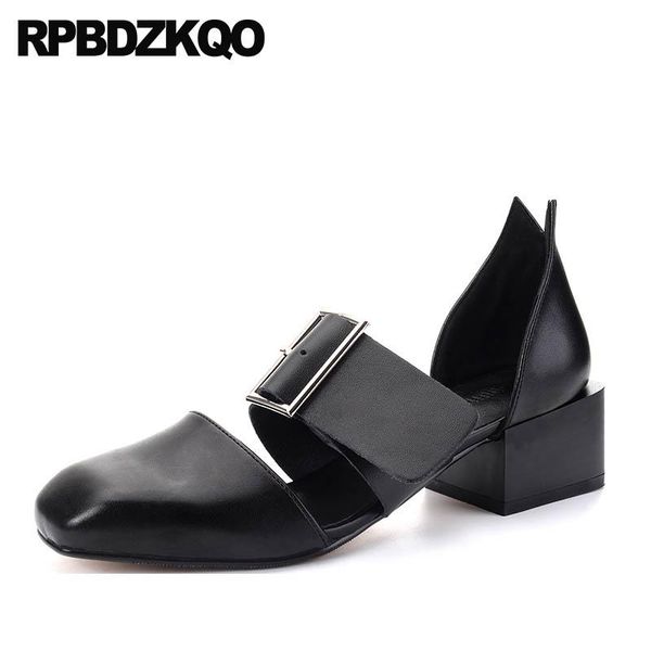 dress shoes big size sandals mary jane pumps chunky metal strap ladies medium heels italian mules slipper catwalk high square toe 33, Black
dress shoes big size sandals mary jane pumps chunky metal strap ladies medium heels italian mules slipper catwalk high square toe 33, Black