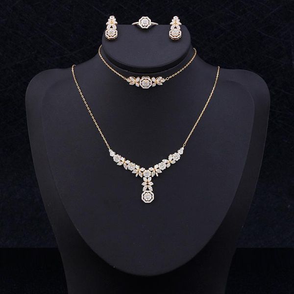 earrings & necklace women fashion jewelry set 4 pcs ring bracelet shiny cubic zirconia super quality lady accessories, Silver
earrings & necklace women fashion jewelry set 4 pcs ring bracelet shiny cubic zirconia super quality lady accessories, Silver