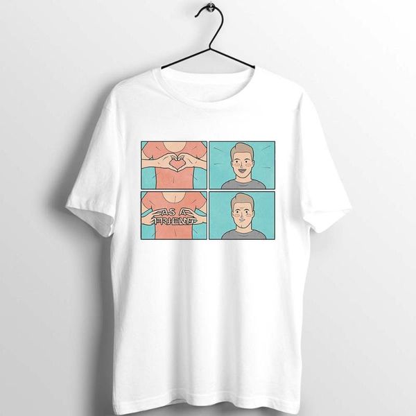 unix t shirt men women i love you as a friend friendzone forever alone funny depression random unexpected printed tee men's t-shirts, White;black
unix t shirt men women i love you as a friend friendzone forever alone funny depression random unexpected printed tee men's t-shirts, White;black