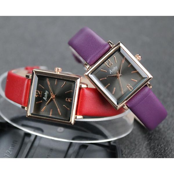 wristwatches retro ladies watch creative square small dial elegant leather casual women brand aishy wrist watches quartz clock 2021, Slivery;brown
wristwatches retro ladies watch creative square small dial elegant leather casual women brand aishy wrist watches quartz clock 2021, Slivery;brown