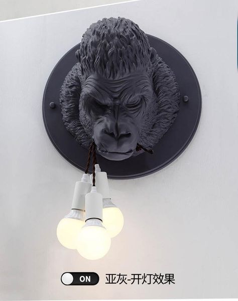 nordic wall lamp living room bedroom zoo decoration creative postmodern big monkey bulb orangutan bite line
nordic wall lamp living room bedroom zoo decoration creative postmodern big monkey bulb orangutan bite line