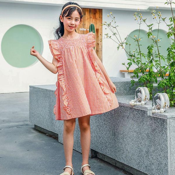 summer clothing kids girls fashion dresses ruched ruffles teenager girl dress for children casual red orange black girl's, Red;yellow
summer clothing kids girls fashion dresses ruched ruffles teenager girl dress for children casual red orange black girl's, Red;yellow