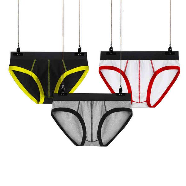 underpants 2021 men's underwear briefs pure cotton low waist elastic contrast color bonded shorts, Black;white
underpants 2021 men's underwear briefs pure cotton low waist elastic contrast color bonded shorts, Black;white