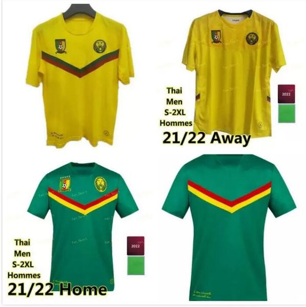 21 22 cameroon soccer jerseys national team 2021 aboubakar toko ekambi ngamaleu choupo-moting ganago anguissa men football jersey, Black;yellow
21 22 cameroon soccer jerseys national team 2021 aboubakar toko ekambi ngamaleu choupo-moting ganago anguissa men football jersey, Black;yellow