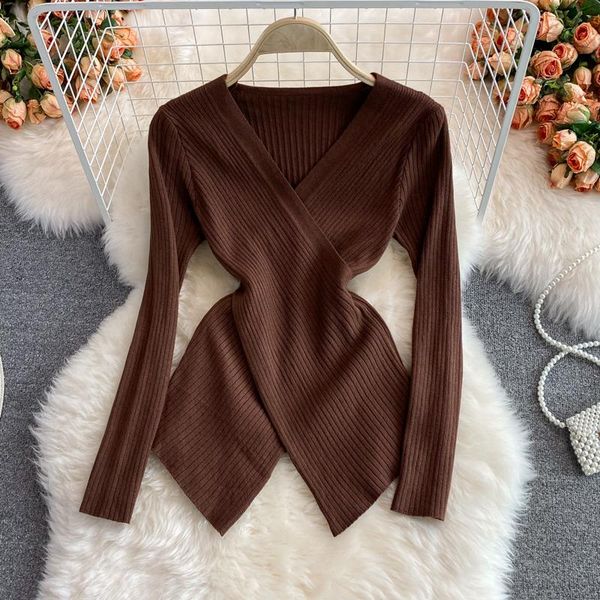 women's blouses & shirts singreiny women design knitted blouse long sleeve v neck elastic slim autumn winter korean fashion streetwear, White
women's blouses & shirts singreiny women design knitted blouse long sleeve v neck elastic slim autumn winter korean fashion streetwear, White