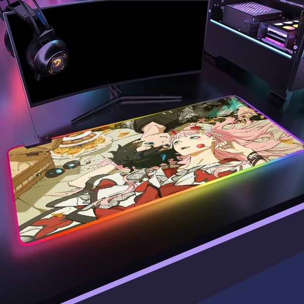 mouse pads & wrist rests darling in the franxx colorful gaming rgb led light mat computer zero two mousepad anti-slip pad keyboard desk
mouse pads & wrist rests darling in the franxx colorful gaming rgb led light mat computer zero two mousepad anti-slip pad keyboard desk