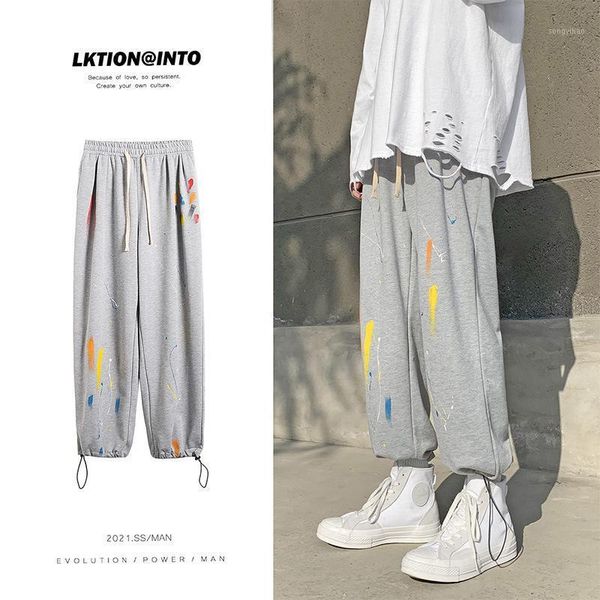 men's pants icclek splash ink autumn thin hip-hop sports trousers loose-fitting casual cargo mens joggers, Black
men's pants icclek splash ink autumn thin hip-hop sports trousers loose-fitting casual cargo mens joggers, Black