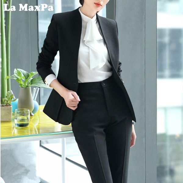 women's suits & blazers 2021 autumn winter women elegant office wear smart casual two piece sets v-neck pleated blazer formal business, White;black
women's suits & blazers 2021 autumn winter women elegant office wear smart casual two piece sets v-neck pleated blazer formal business, White;black