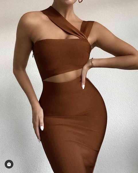 dresses women summer hollow out brown midi knee length bodycon bandage 2021 designer elegant evening party vestido, Black;gray
dresses women summer hollow out brown midi knee length bodycon bandage 2021 designer elegant evening party vestido, Black;gray