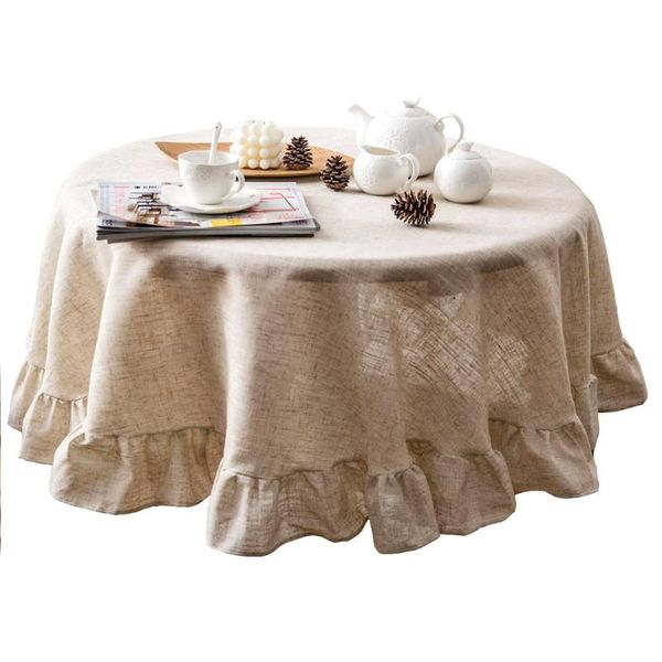 linen ruffle tablecloth solid color round table cloth wedding coffee dining dust cover
linen ruffle tablecloth solid color round table cloth wedding coffee dining dust cover
