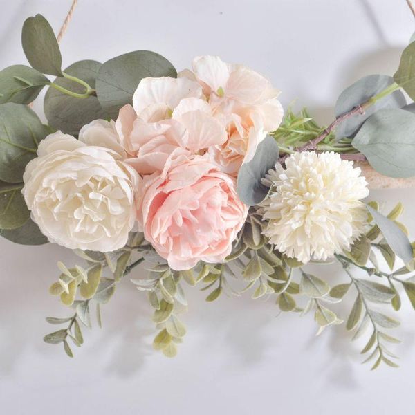decorative objects & figurines artificial plastic wreath wall hanging simple style 10 small hydrangea champagne wedding decoration
decorative objects & figurines artificial plastic wreath wall hanging simple style 10 small hydrangea champagne wedding decoration