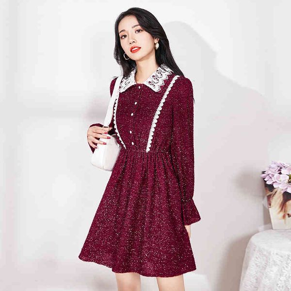 dress female winter autumn vintage retail lace peter pan sweetcollar sweet fashion high waist skinny retro bing, Black;gray
dress female winter autumn vintage retail lace peter pan sweetcollar sweet fashion high waist skinny retro bing, Black;gray