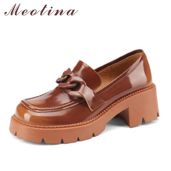 dress shoes meotina genuine leather women thick high heels platform pumps round toe chain ladies footwear autumn cow black
dress shoes meotina genuine leather women thick high heels platform pumps round toe chain ladies footwear autumn cow black