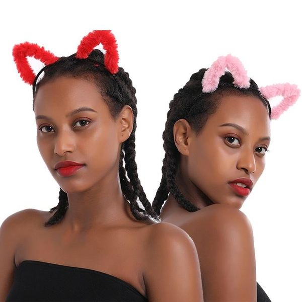 hair accessories cute and sweet plush cat ears headband party show cos adults children can bring, Slivery;white
hair accessories cute and sweet plush cat ears headband party show cos adults children can bring, Slivery;white