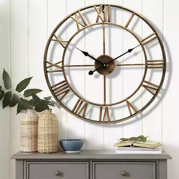 wall clocks metal clock roman numerals hanging ornament nordic 3d large round wallpaper decals home living room accessories
wall clocks metal clock roman numerals hanging ornament nordic 3d large round wallpaper decals home living room accessories