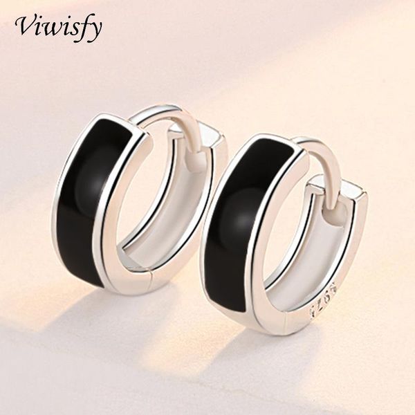 hoop & huggie viwisfy black small solid 925 sterling silver hoops fashion jewelry earrings for women vw21209, Golden;silver
hoop & huggie viwisfy black small solid 925 sterling silver hoops fashion jewelry earrings for women vw21209, Golden;silver