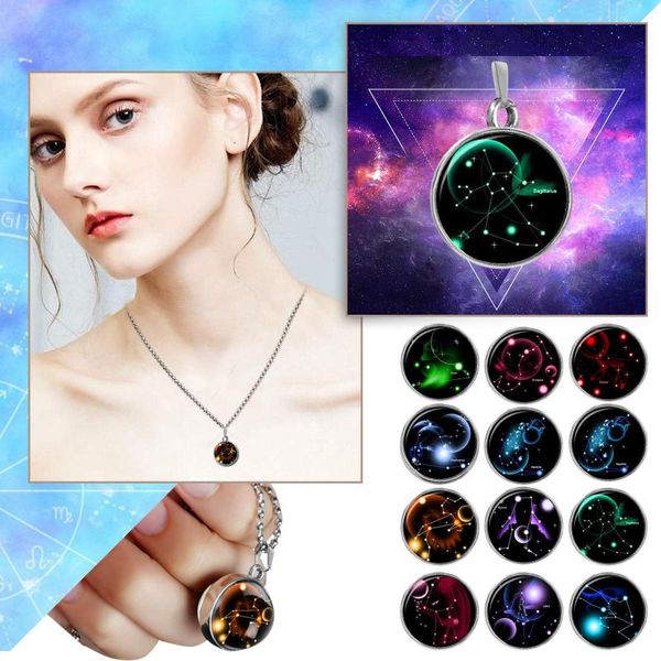 pendant necklaces 2021 s fashion ladies accessories 12 zodiac sign necklace sphere ball crystal birthday gift for women and mens, Silver
pendant necklaces 2021 s fashion ladies accessories 12 zodiac sign necklace sphere ball crystal birthday gift for women and mens, Silver