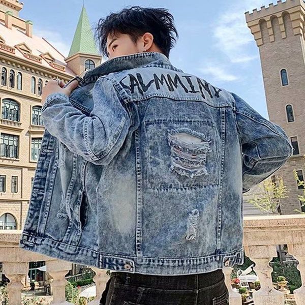 men's jackets spring autumn embroidery denim jacket men 2021 casual teenagers hip hop baseball uniform slim student handsome, Black;brown
men's jackets spring autumn embroidery denim jacket men 2021 casual teenagers hip hop baseball uniform slim student handsome, Black;brown