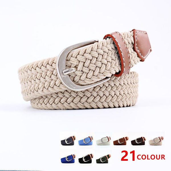 belts 21 plain colors men women belt casual knitted pin buckle waistband woven canvas elastic expandable braided stretch, Black;brown
belts 21 plain colors men women belt casual knitted pin buckle waistband woven canvas elastic expandable braided stretch, Black;brown
