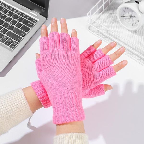 five fingers gloves 1 pair pure color winter warm knit fingerless electric heating thermal usb heated half finger men women, Blue;gray
five fingers gloves 1 pair pure color winter warm knit fingerless electric heating thermal usb heated half finger men women, Blue;gray