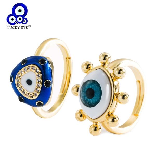 cluster rings lucky eye copper blue turkish evil open ring gold color adjustable finger for women girls men fashion jewelry le838, Golden;silver
cluster rings lucky eye copper blue turkish evil open ring gold color adjustable finger for women girls men fashion jewelry le838, Golden;silver