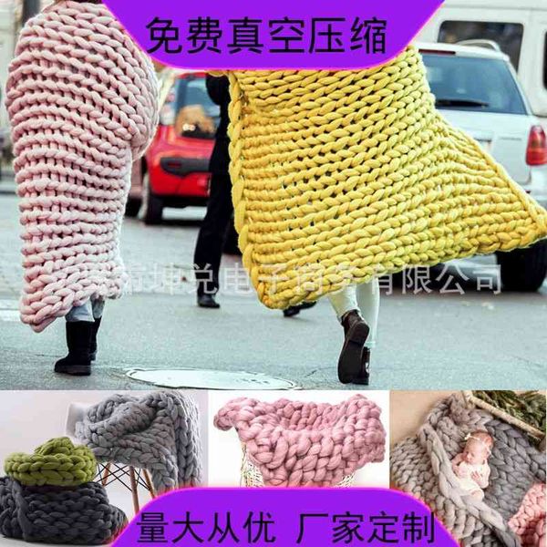 new super coarse wool arm knitted hand woven wool blanket sofa icelandic blanket cover
new super coarse wool arm knitted hand woven wool blanket sofa icelandic blanket cover