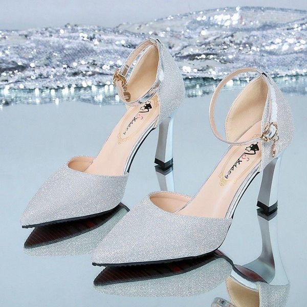 dress shoes zapatos de mujer women sweet silver wedding stiletto heels lady classic pink buckle strap heel, Black
dress shoes zapatos de mujer women sweet silver wedding stiletto heels lady classic pink buckle strap heel, Black