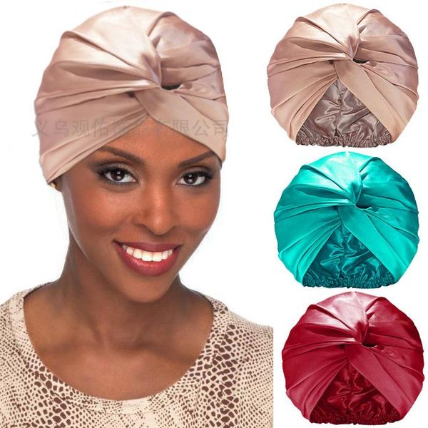 beanie/skull caps european american imitation silk nightcap cross twist hat headscarf cap lady household long hair protection, Blue;gray
beanie/skull caps european american imitation silk nightcap cross twist hat headscarf cap lady household long hair protection, Blue;gray