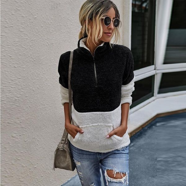 women's hoodies & sweatshirts autumn winter aesthetic clothes woman sweatshirt without hat long sleeve streetwear stitching cute fall, Black
women's hoodies & sweatshirts autumn winter aesthetic clothes woman sweatshirt without hat long sleeve streetwear stitching cute fall, Black
