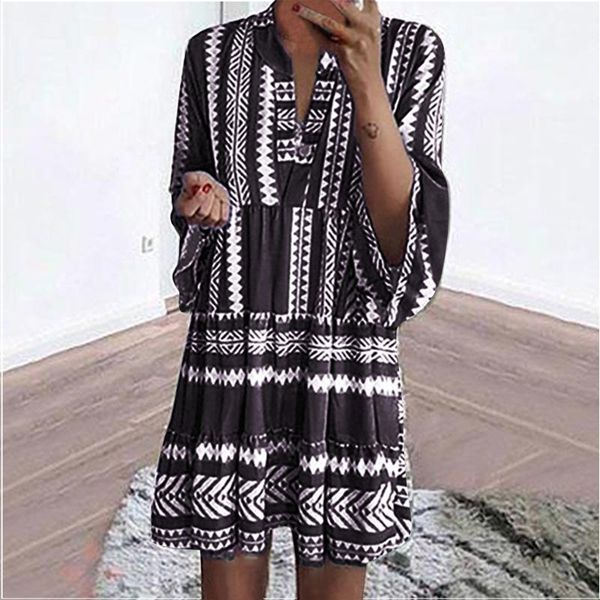 casual dresses plaid printing vintage flared sleeves womens v-neck ladies holiday swing mini dress vestidos elegantes para mujer, Black;gray
casual dresses plaid printing vintage flared sleeves womens v-neck ladies holiday swing mini dress vestidos elegantes para mujer, Black;gray