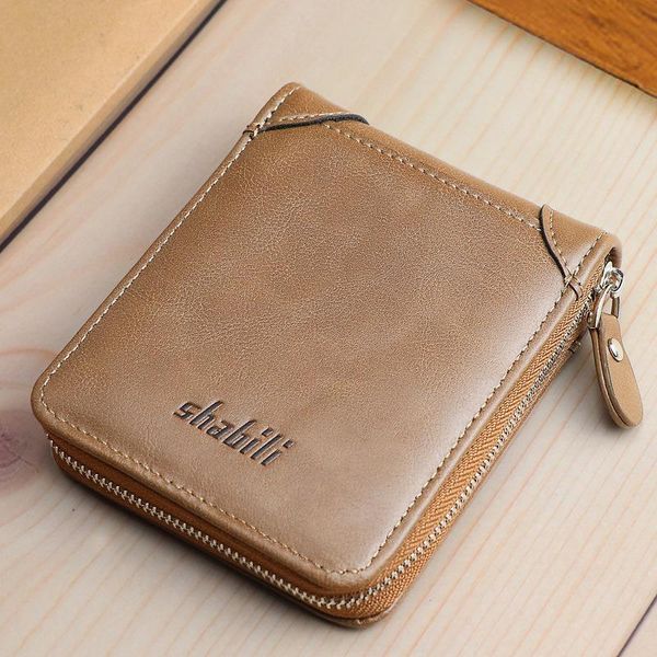 oil wax mens wallet short casual retro zipper small young korean fashion pu coin purse, Red;black
oil wax mens wallet short casual retro zipper small young korean fashion pu coin purse, Red;black