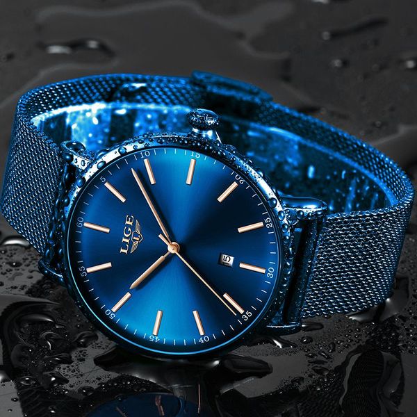 women's watches 2021 lige women fashion casual all steel ultra-thin mesh belt quartz clock relogio feminino+box wristwatche wristwatche, Slivery;brown
women's watches 2021 lige women fashion casual all steel ultra-thin mesh belt quartz clock relogio feminino+box wristwatche wristwatche, Slivery;brown