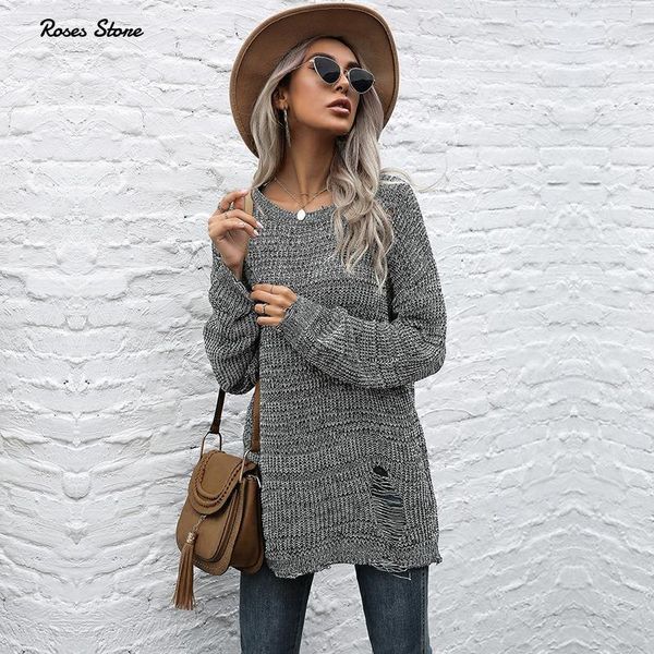 women's sweaters disdressed 2021 hollow knitted pullovers female jumpers ripped long clothing for ladies drop, White;black
women's sweaters disdressed 2021 hollow knitted pullovers female jumpers ripped long clothing for ladies drop, White;black