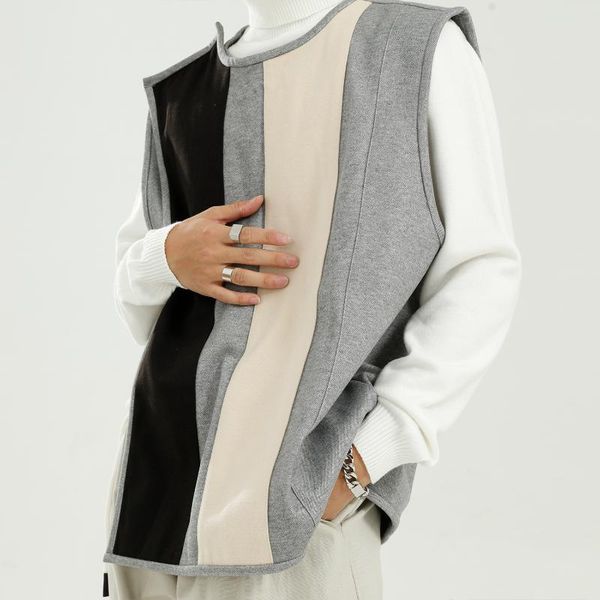 men's vests male autumn waistcoat vest outerwear men vintage casual sleeveless jacket, Black;white
men's vests male autumn waistcoat vest outerwear men vintage casual sleeveless jacket, Black;white