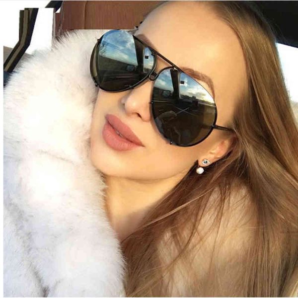 summer sunglasses black pilot women men silver mirror oversized metal luxury brand female big gradient shades eyewear uv400, White;black
summer sunglasses black pilot women men silver mirror oversized metal luxury brand female big gradient shades eyewear uv400, White;black