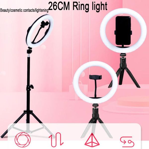 10inch/26cm video light dimmable led selfie ring usb lamp pography with tripod stand to make tiktok youtube flash heads
10inch/26cm video light dimmable led selfie ring usb lamp pography with tripod stand to make tiktok youtube flash heads