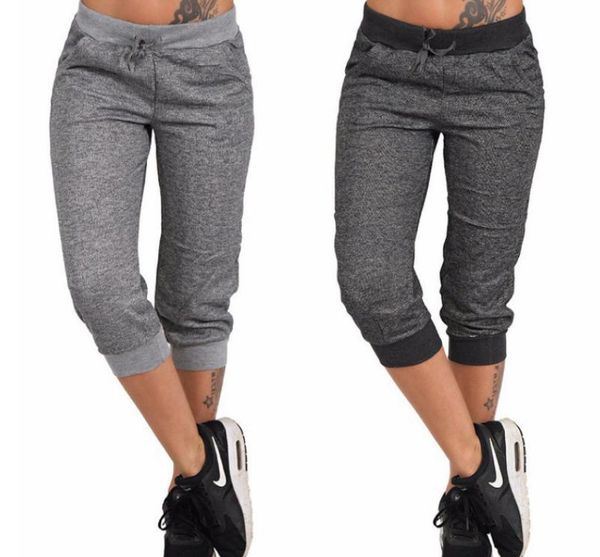 women's pants & capris fashion sports loose calf length women casual pure color with pockets high waist sportwear ladies training trous, Black;white
women's pants & capris fashion sports loose calf length women casual pure color with pockets high waist sportwear ladies training trous, Black;white