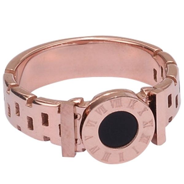 woman rings titanium steel black roman numerals rose gold color hollow out valentine's day wedding, Slivery;golden
woman rings titanium steel black roman numerals rose gold color hollow out valentine's day wedding, Slivery;golden