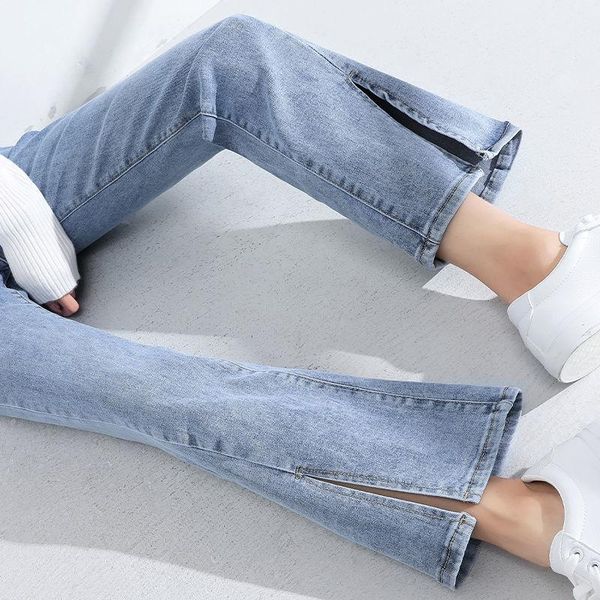 women's jeans woman pants high waist summer straight loose cropped 2021 spring and autumn pantalones vaqueros mujer, Blue
women's jeans woman pants high waist summer straight loose cropped 2021 spring and autumn pantalones vaqueros mujer, Blue