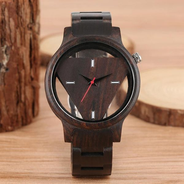 wristwatches black wood watch inverted triangle shape dial man watches fashion hollow full wooden band quartz male clock sport hour gift, Slivery;brown
wristwatches black wood watch inverted triangle shape dial man watches fashion hollow full wooden band quartz male clock sport hour gift, Slivery;brown