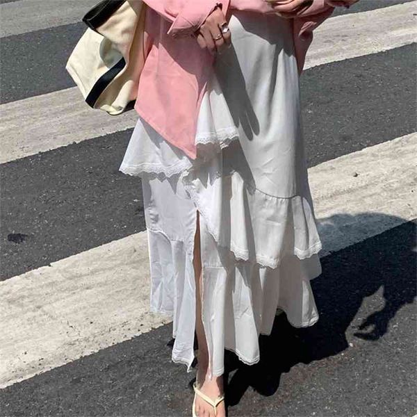 skirts white brief split high waist elastic-waist solid loose all match femme chic streetwear stylish ol long ivth, Black
skirts white brief split high waist elastic-waist solid loose all match femme chic streetwear stylish ol long ivth, Black