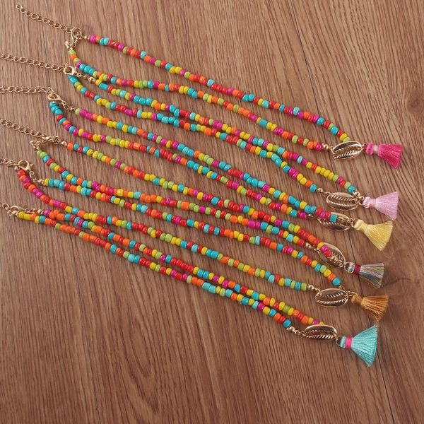 pendant necklaces fashion ethnic style colorful beaded cotton tassel &pendant bohemia gold color chic necklace for women jewelry, Silver
pendant necklaces fashion ethnic style colorful beaded cotton tassel &pendant bohemia gold color chic necklace for women jewelry, Silver