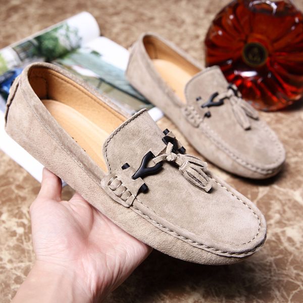 designer shoes men zapatos de hombre slip-on leather shoes casual male shoes tassel khaki driving moccasin soft non-slip loafers, Black
designer shoes men zapatos de hombre slip-on leather shoes casual male shoes tassel khaki driving moccasin soft non-slip loafers, Black