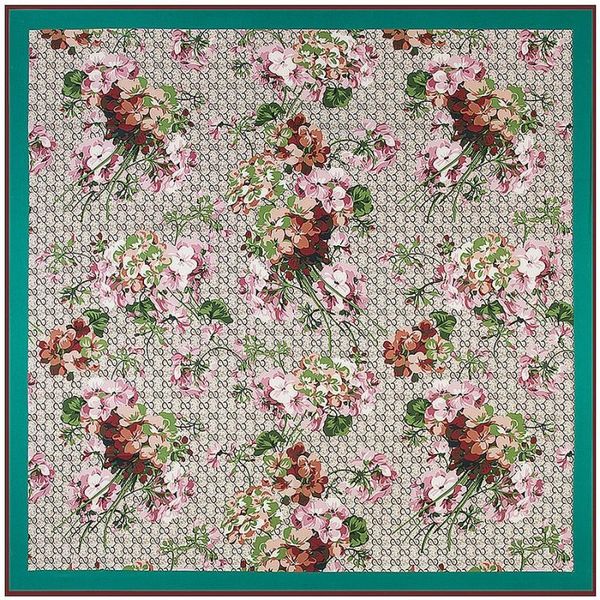 scarves twill silk women scarf 130*130 cm euro design geranium flower print square gift fashion large shawls, Blue;gray
scarves twill silk women scarf 130*130 cm euro design geranium flower print square gift fashion large shawls, Blue;gray