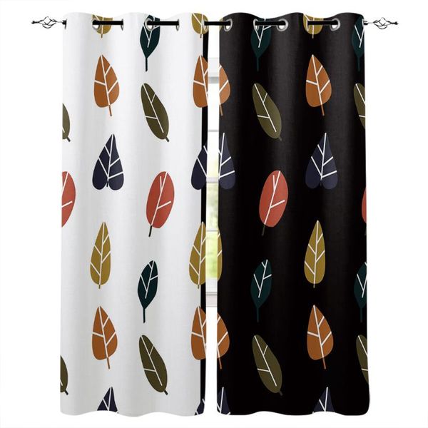 curtain & drapes colorful leaves pattern on black white window curtains home decor bedroom kitchen items panel for living room
curtain & drapes colorful leaves pattern on black white window curtains home decor bedroom kitchen items panel for living room