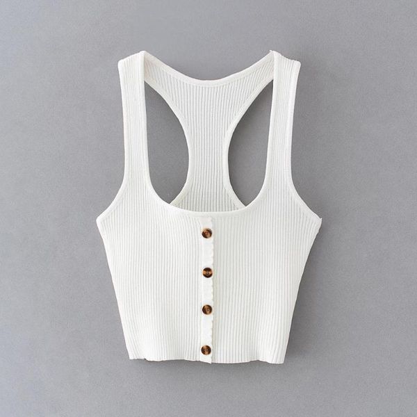 women's tanks & camis women summer white back hollow out t-shirt front button knitted 100%polyester sm drop 
women's tanks & camis women summer white back hollow out t-shirt front button knitted 100%polyester sm drop