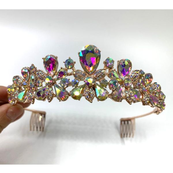 hair clips & barrettes rose gold ab crystal crown princess headwear birthday flower headband wedding jewelry bridal tiaras vintage headpiece, Golden;silver
hair clips & barrettes rose gold ab crystal crown princess headwear birthday flower headband wedding jewelry bridal tiaras vintage headpiece, Golden;silver