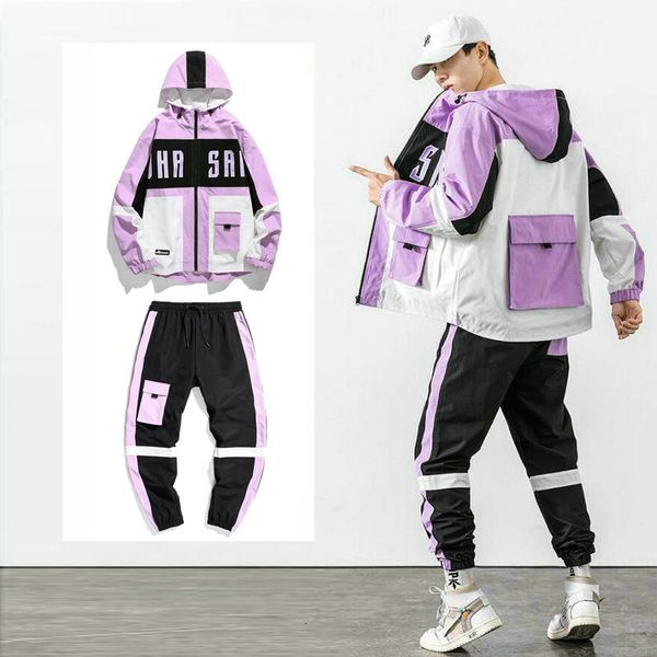 men's tracksuits male tracksuit ensemble, sports jacket with a hood and manly pants for autumn k4s3, Gray
men's tracksuits male tracksuit ensemble, sports jacket with a hood and manly pants for autumn k4s3, Gray